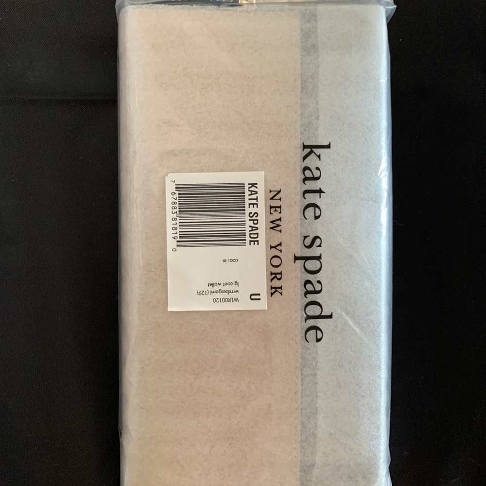 Kate Spade tri color large wallet